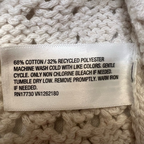 Universal Thread Cotton‎ Blend Knit Crew Neck Cream Sweater Neutral NWT Size M - Picture 9 of 9